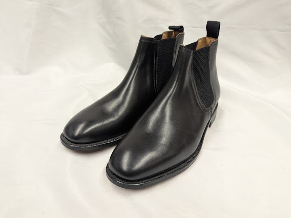Like New E.T. Wright Slip on ankle boot Black Leather Loafers Mens sz 11D